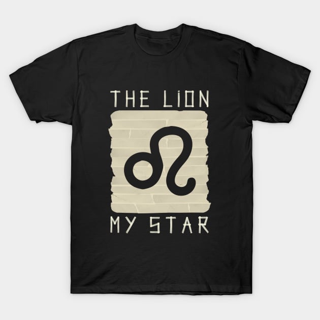 Leo The Lion T-Shirt by PAPER TYPE